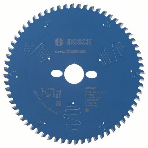 BOSCH Пильный диск EXР AL (древесина, пластик, цв.металл) 216х30-64Т