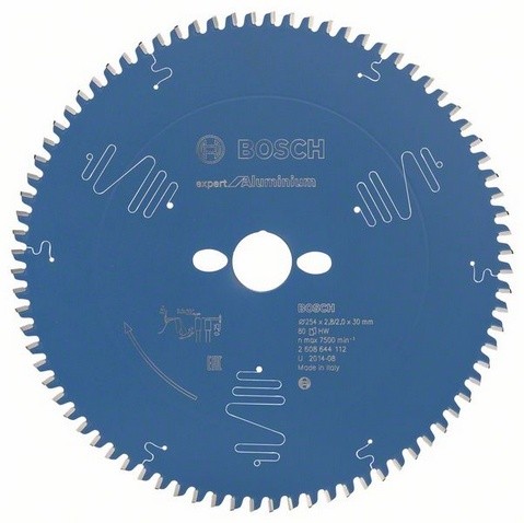 BOSCH Пильный диск EXР AL (древесина, пластик, цв.металл) 254х30-80Т
