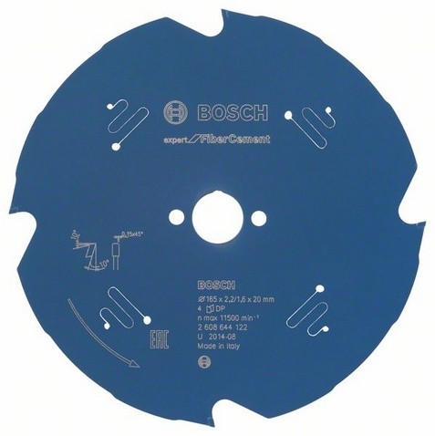BOSCH Пильный диск EXР FC (бетон, камень) 165х20-4Т