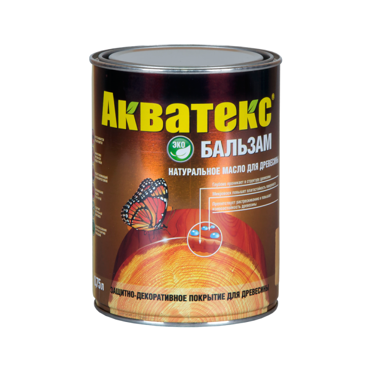 Бальзам-Акватекс, натуральное масло для древесины 0,75 л (палисандр)//Рогнеда