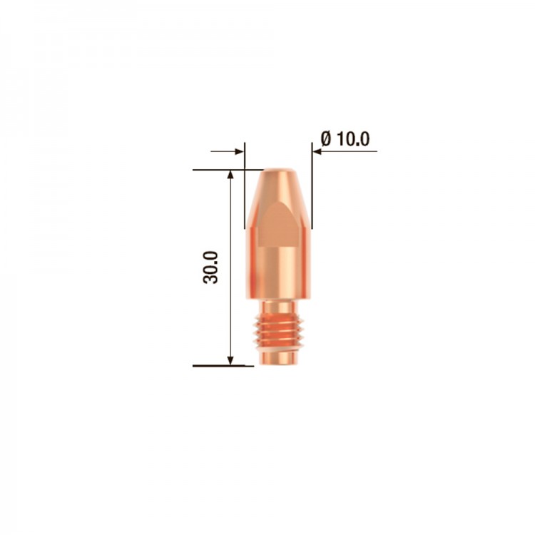 Контактный наконечник М8х30мм ECU д.1.6 мм//FUBAG