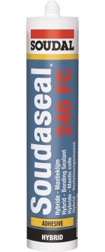 Герметик клей гибридный Soudaseal 240 FC (белый) 600 мл //Соудал