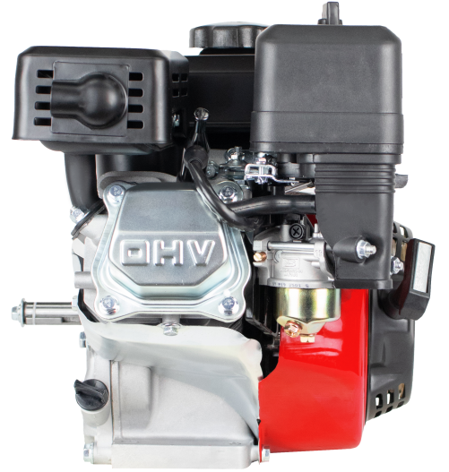 Двигатель VERTON GARDEN BS-168F/20D (196 см3,4.8кВт/6.5л.с,Ø вала 20мм (шпонка), 13,2/3600 Н*м/(об/мин), V 3.6 л., ручн. зап., выкл., распредвал сталь, автопрерыватель с датчиком уровня масла, крышка бака винт, фильтр комбин. (бумага+паралон), прорез