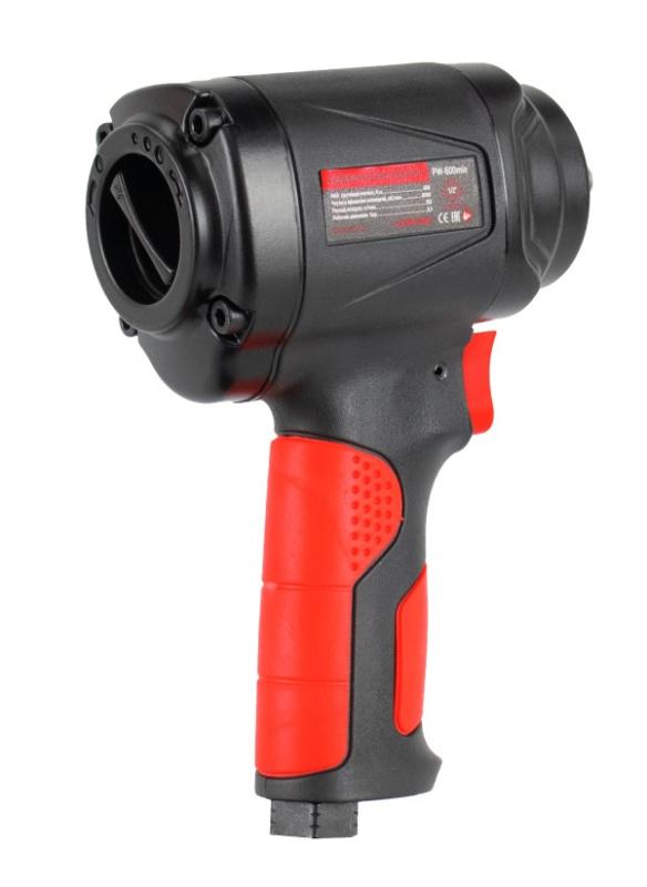 Пневматический гайковерт Verton Air PW600 Mini (патрон-1,2",давл.6,3, макс.крутящ.момент-600н.м,вращение-8000 об/мин,расх.возд-150 л/мин) (5шт/кор)