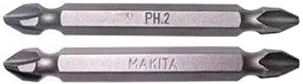 MAKITA Насадка двухсторонняя PH2, 65 мм, E-form (MZ), 1 шт.