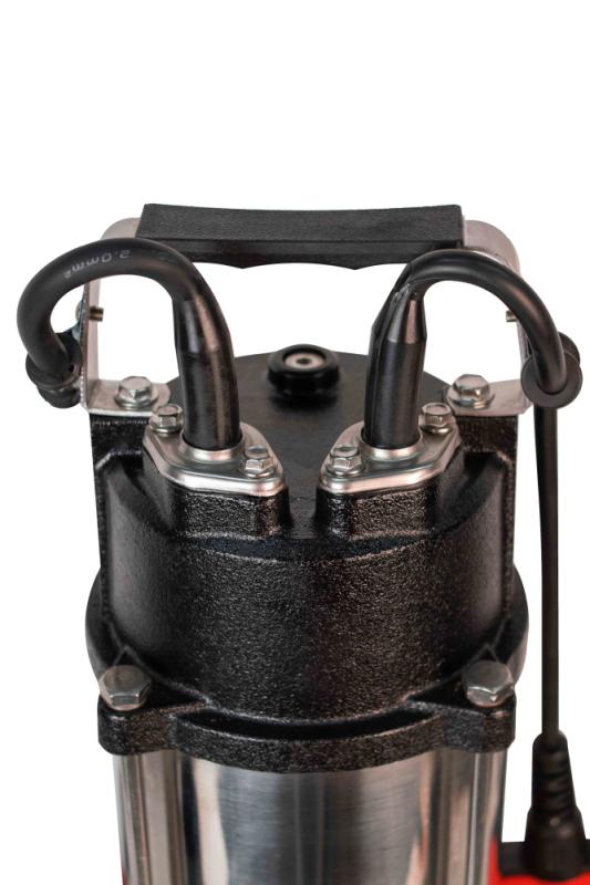 Насос фекальный погружной Verton AQUA FP-2200K (мощн.2200Вт,произв.690л/мин,макс. выс.16м,глуб. 5м,d вых.75мм,реж.нож, макс. размер частиц 35мм, поплавок)