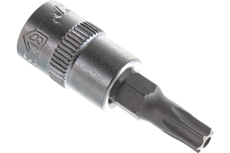 Бита-головка 1/4" Torx с отверстием Т27 BERGER