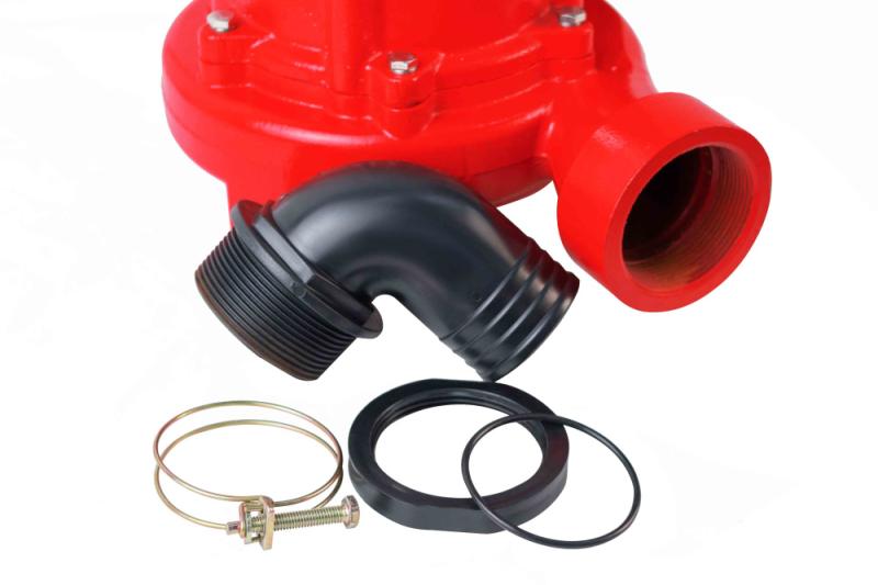 Насос фекальный погружной Verton AQUA FP-1100K (мощн.1100Вт,произв.320л/мин,макс.выс.9м,глуб. 5м,d вых.50мм,реж.нож, макс. размер частиц 35мм, поплавок)