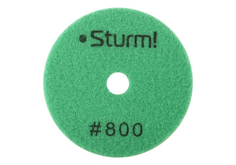 Круг шлифовальный гибкий Sturm! 9012-D100-800