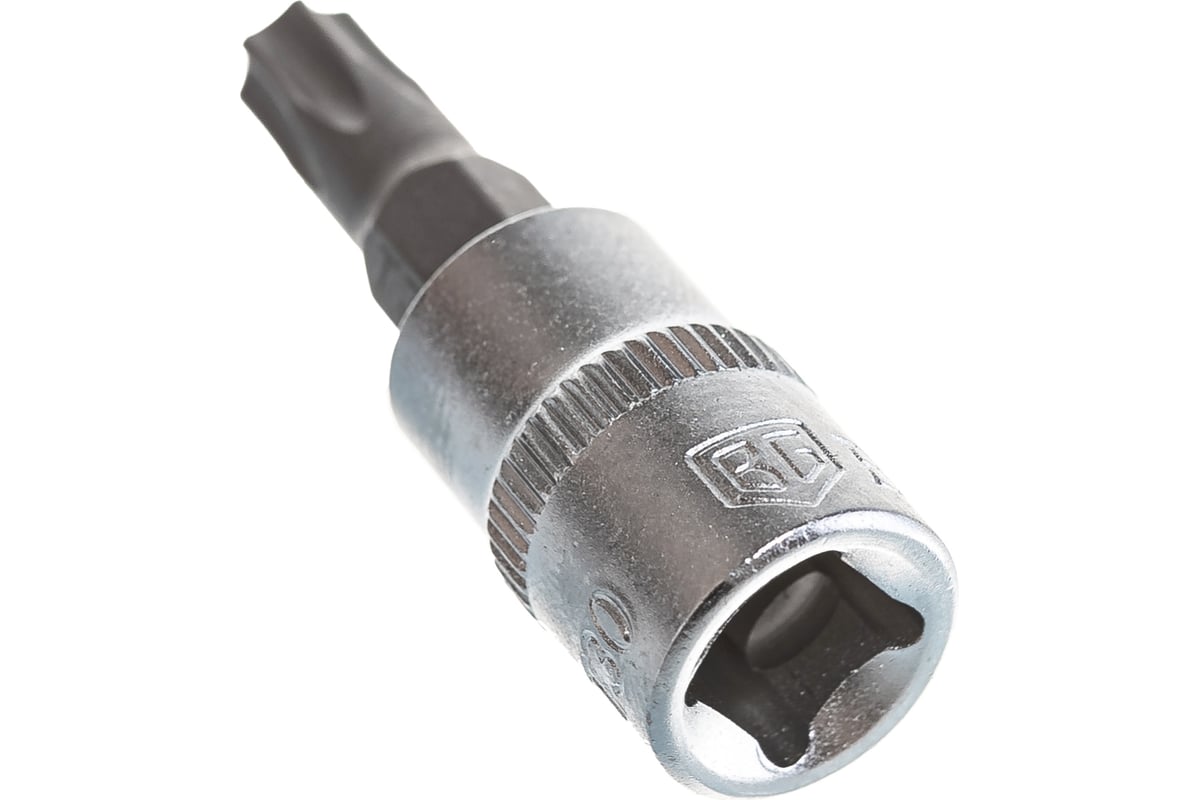 Бита-головка 1/4" 38мм Torx с отверстием Т30 BERGER