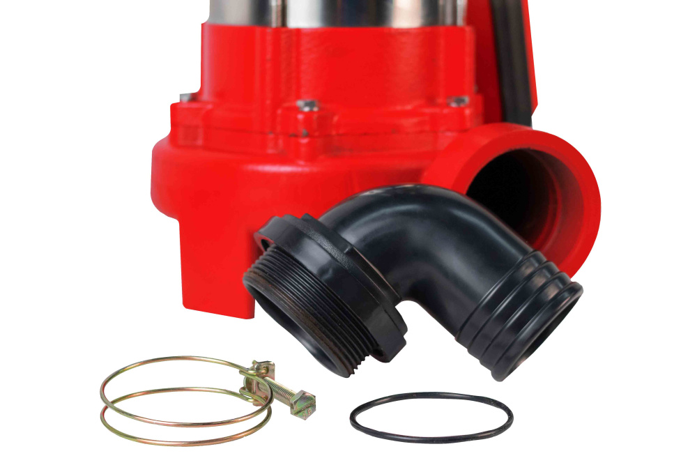 Насос фекальный погружной Verton AQUA FP-1500K (мощн.1500Вт,произв.380л/мин,макс.выс.16м,глуб. 5м,d вых.50мм,реж.нож, макс. размер частиц 35мм, поплавок)