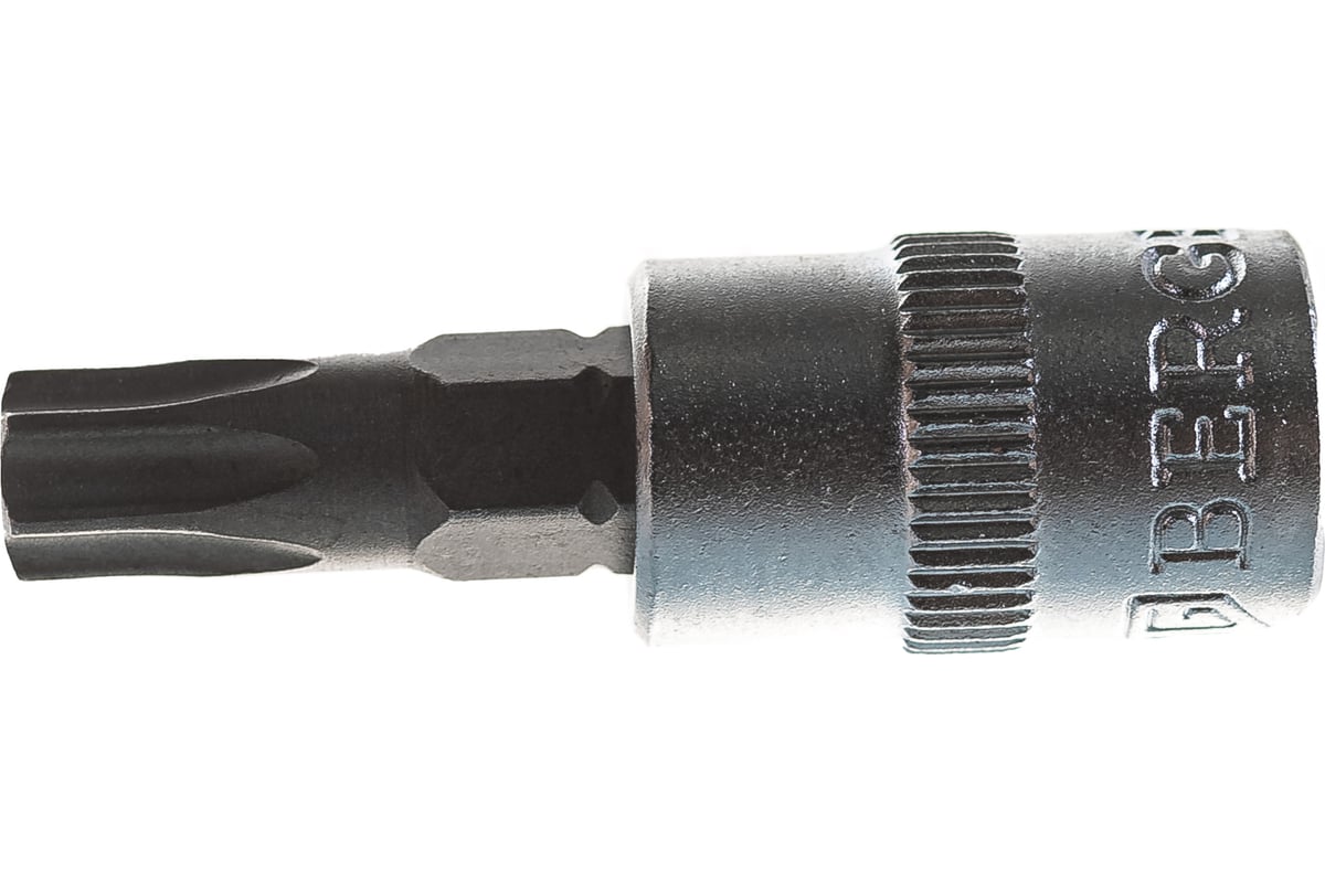 Бита-головка 1/4" Torx с отверстием Т35 BERGER