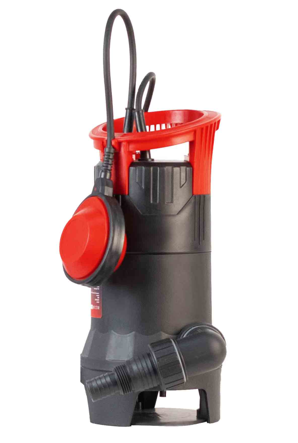 Дренажный насос фекальник для грязной воды Verton AQUA DP750/35PE (мощн.750Вт.,напр. 230/50 В/Гц.,макс. выс.8 м.,произв.233 л/мин.,макс.темп. 35.,IPX8.,нижн.забор воды.,диаметр частиц 35мм.,пласт.корпус,внешний поплавок) - 4 шт/кор.