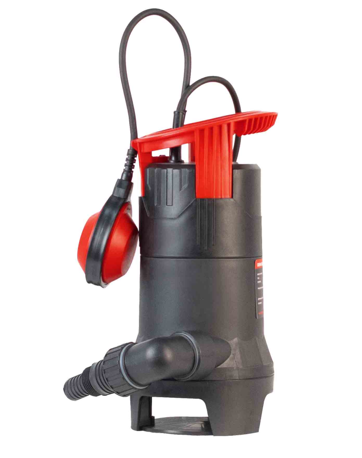 Дренажный насос фекальник для грязной воды Verton AQUA DP750/35PE (мощн.750Вт.,напр. 230/50 В/Гц.,макс. выс.8 м.,произв.233 л/мин.,макс.темп. 35.,IPX8.,нижн.забор воды.,диаметр частиц 35мм.,пласт.корпус,внешний поплавок) - 4 шт/кор.