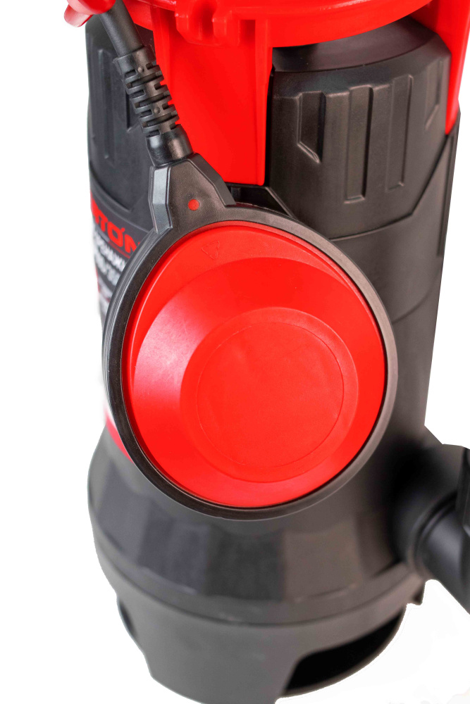 Дренажный насос фекальник для грязной воды Verton AQUA DP900/35PE (мощн.900Вт.,напр. 230/50 В/Гц.,макс. выс.8 м.,произв.250 л/мин.,макс.темп. 35.,IPX8.,нижн.забор воды.,диаметр частиц 35мм.,пластик.корпус,внешний поплавок) - 4 шт/кор.