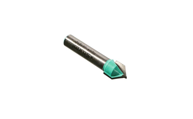 Фреза пазовая V-образная dxhxl 12x12x47,7 мм, хв.8 Sturm!