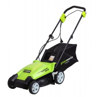 Газонокосилка GLM1035,1000W (сетевая), 3500об/мин,травосборник 40л,12 кг\\Greenworks_220V