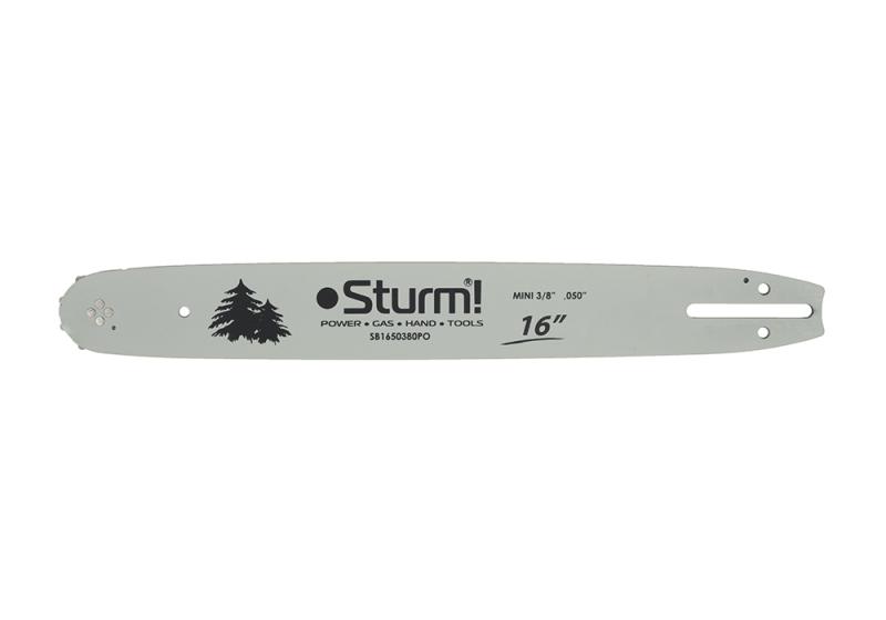 Пильная шина 16&amp;ampquot Sturm! Паз 1,3мм, 3/8&amp;ampquot, 57зв, хвостовик PO (OREGON K041/A041)