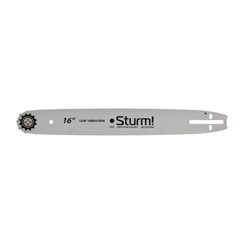 Пильная шина 16&amp;ampquot Sturm! Паз 1,3мм, 3/8&amp;ampquot, 57зв, хвостовик PO (OREGON K041/A041)