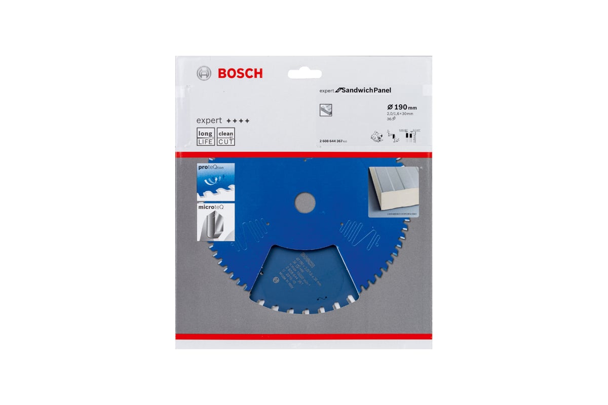 BOSCH Пильный диск EXР SР (дерево) 190х30-36Т