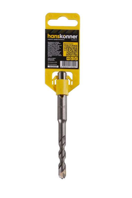 Бур SDS+ 08х110 HIGH SPEED плоский резец U спираль Hanskonner