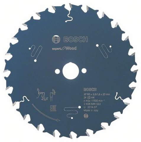 BOSCH Пильный диск EXР WO (по дереву) 165х20-24Т