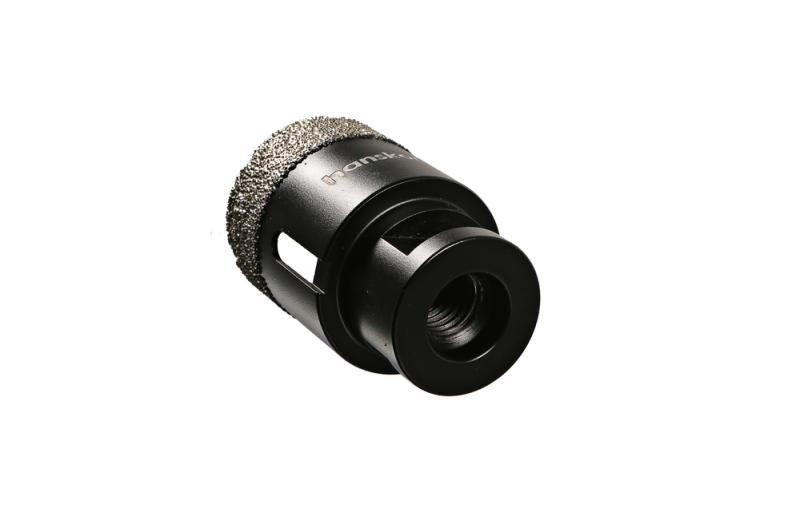 Коронка алмазная для УШМ, tilepro, 40 мм, вакуумн. Спекание алмазов, Hanskonner