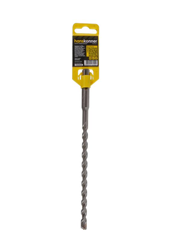 Бур SDS+ 08х210 HIGH SPEED плоский резец U спираль Hanskonner