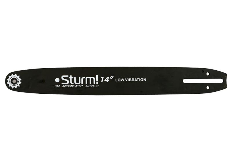 Пильная шина 14&amp;ampquot Sturm! Паз 1,1мм, 3/8&amp;ampquot, 52зв, хвостовик PO (OREGON K041/A041)