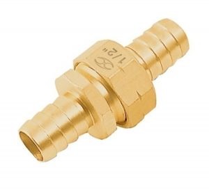 Коннектор для шланга латунный 1\2 дюйма папа CM-1/2B 12702//TRUPER