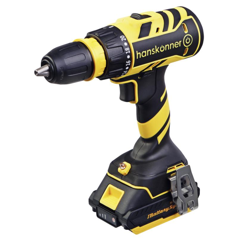 Аккумуляторный шуруповерт Hanskonner HCD1865C 1BatterySystem
