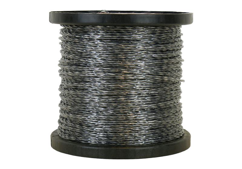 Леска для триммера, d=2.4мм, l=120м, круч. Квадрат METAL CORD, бобина, Sturm!