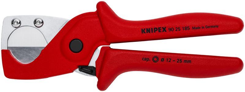 Труборез-ножницы KNIPEX KN-9025185 для композит., м/п  и пласт. труб d 12-25 мм, L-185 мм