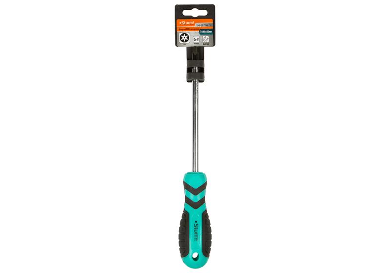 Отвертка TORX TT40H*150мм, с отверстием, CrV магнитный наконечник Sturm!