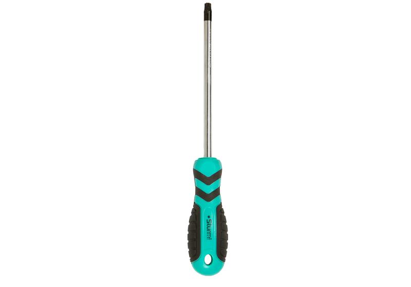 Отвертка TORX TT40H*150мм, с отверстием, CrV магнитный наконечник Sturm!