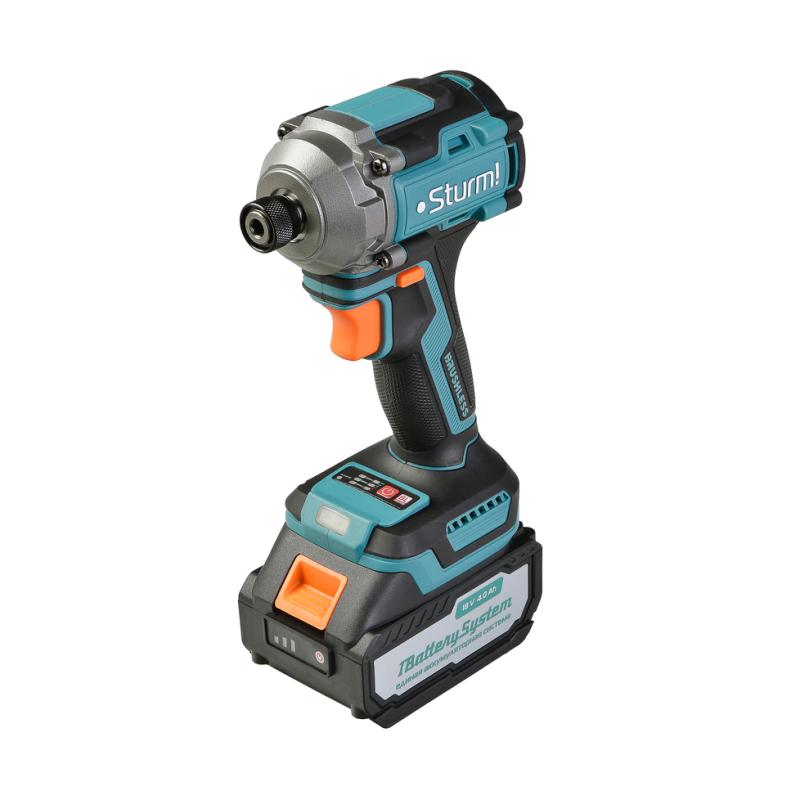 CD250H Винтоверт ударн б/щ Sturm!, 18В, 1BatterySystem, 250Нм, 1/4&amp;ampquot, 1x4.0Ач, кейс