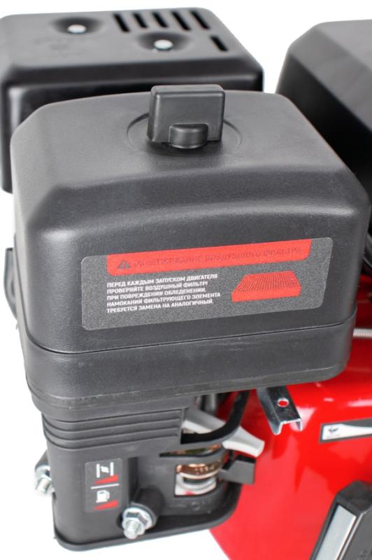 Двигатель VERTON GARDEN BS-176F/25S (223 см3, 5,8кВт/8л.с,Ø вала 25мм (шлицы: прямобочный, 6 шт., 20 мм внутр.Ø), 14/3600 Н*м/(об/мин), V 3.6 л., ручн. зап., выкл., распредвал сталь, автопрерыватель с датчиком уровня масла, крышка бака винт, фильтр к