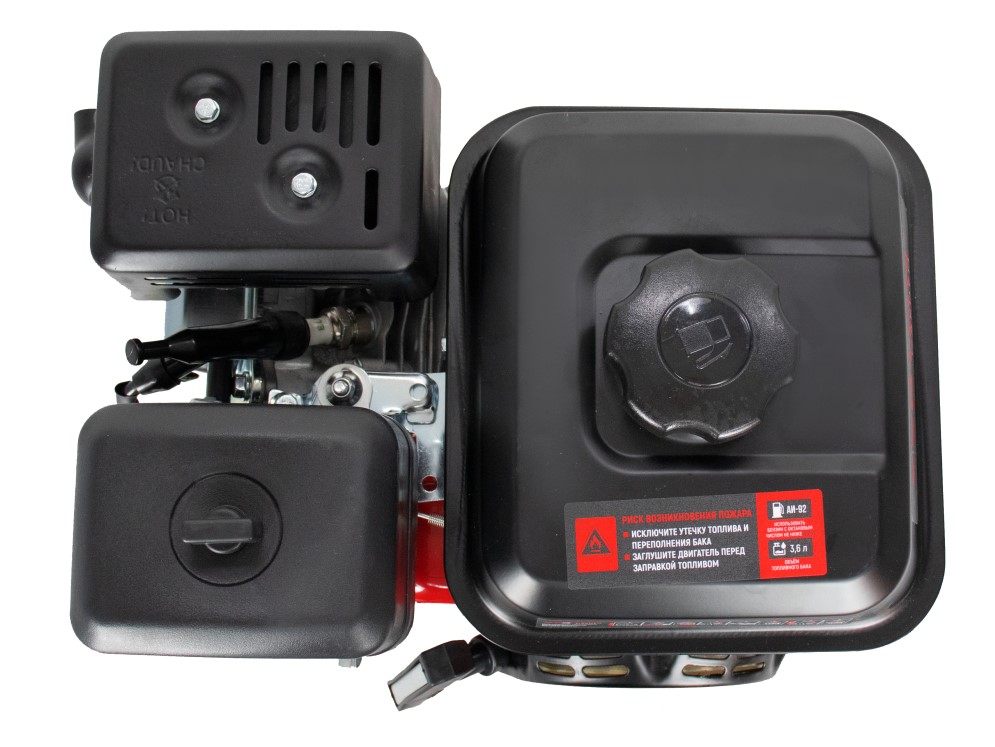 Двигатель VERTON GARDEN BS-176F/25S (223 см3, 5,8кВт/8л.с,Ø вала 25мм (шлицы: прямобочный, 6 шт., 20 мм внутр.Ø), 14/3600 Н*м/(об/мин), V 3.6 л., ручн. зап., выкл., распредвал сталь, автопрерыватель с датчиком уровня масла, крышка бака винт, фильтр к