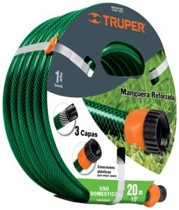 Шланг садовый 20м MAN-20X1/2RЕ 16052//TRUPER