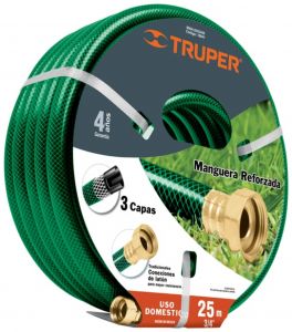 Шланг садовый 25м 3/4" (стенка 2,5мм) MAN-25X3/4R 16041//TRUPER