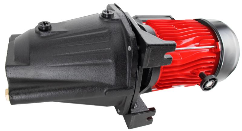 Поверхностный насос Verton AQUA JET1200CP(Удлиненный чугун.корпус,1200Вт,230В/50Гц,Qmax 70л/мин,Hmax 55м, max забор 9м,Ø вх./вых.1",Рmax 5бар,встр.эжектор,крыльчатка PPO,кнопка питания сети,ручка)
