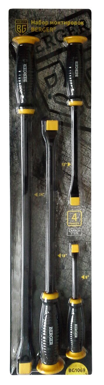 Набор монтировок 4 предм.//BERGER