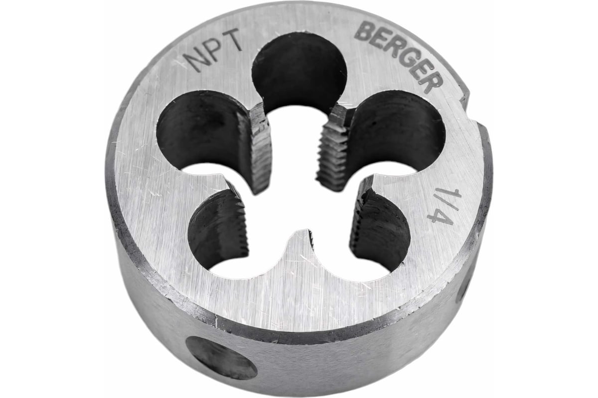 Плашка дюймовая 1/4-18NPT BERGER