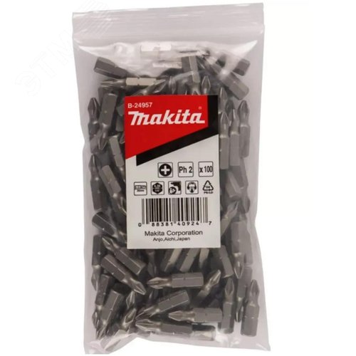 MAKITA Насадка PH2, 25 мм, C-form