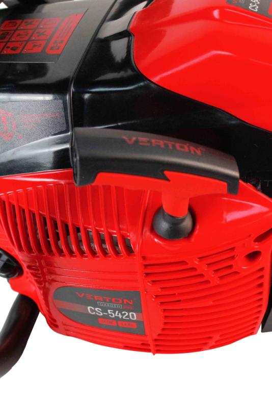 Пила бензиновая Verton Garden Pro CS-5420 (мощн.54 см.куб.,V двиг.3,4 л.с,дл.шины 50см/20", шаг цепи 0,325,ширина паза1,5,кол-во звеньев76)