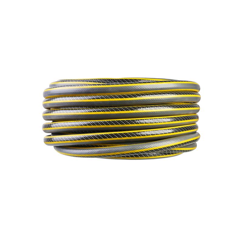 Шланг поливочный армированный, усиленный, 4х слойный, 3/4&amp;ampquot, 25 м, желто-черный Hanskonner
