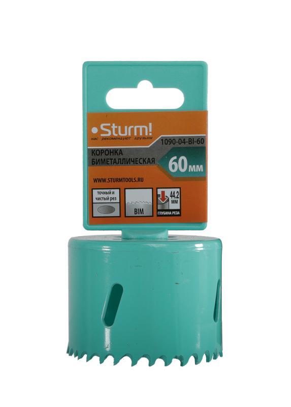 Коронка биметаллическая, 60 мм, 5/8&amp;ampquot, Sturm!