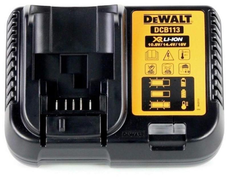 Зарядное устройство 2,5 А/ч 12В/18В DEWALT XR DCB113-EU
