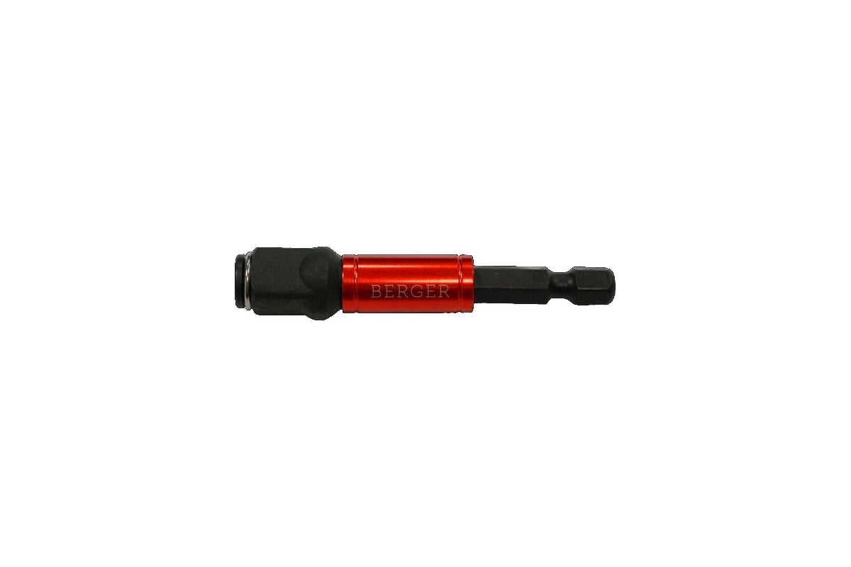 Адаптер универсальный 2в1 для торцевых головок 3/8" и бит 1/4" с вращ. гильзой 65 мм BERGER BG2192