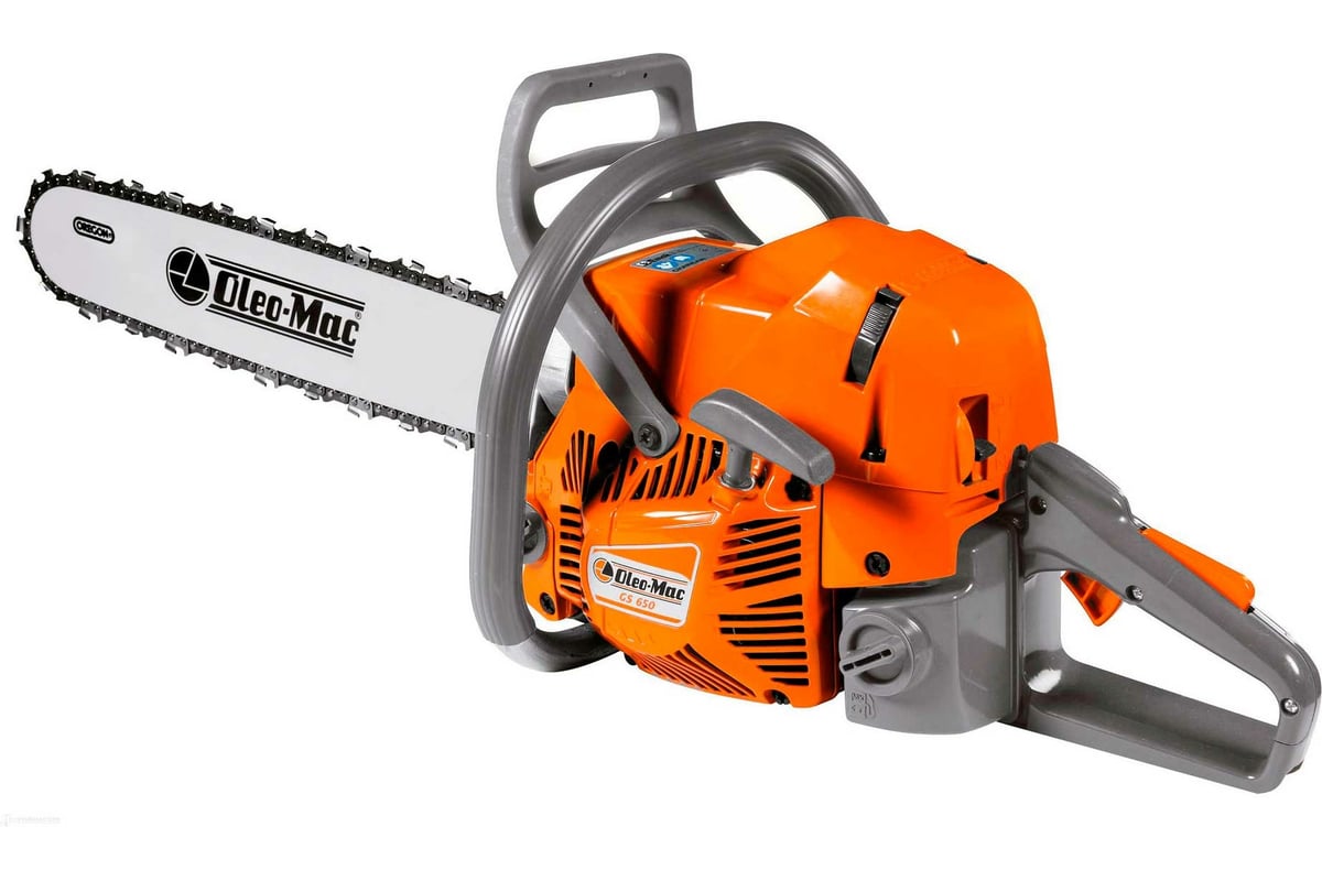 Бензопила Oleo-Mac GS 650 (18", 4,7 л.с., 3,5кВт, 46см, 3/8",1,5мм, 68зв)